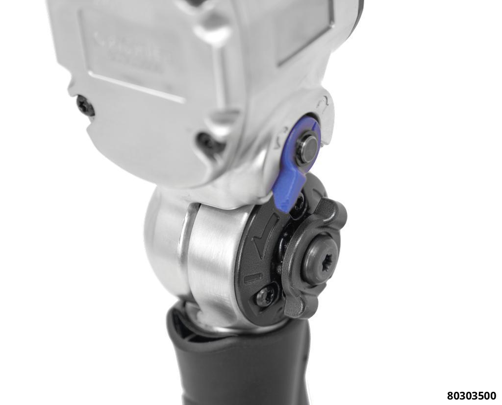 HIGH OUTPUT ANGLED AIR IMPACT GUN 1/2" 1017 Nm - 3
