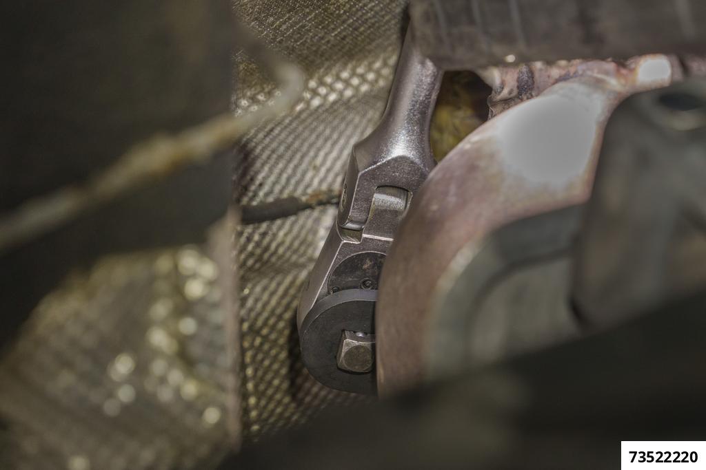 EXTRA THIN OPEN WRENCH FOR NON DESTRUCTIVE REMOVAL OF THE FORD DPF REGENERATION INJECTION VALVE - 9