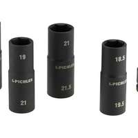 Radmuttern-Lösewerkzeug Set 5-tlg. 18,5x19,5/21,0x21,5/22,5x23,5/27,0x27,5