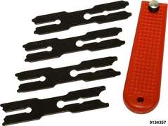 E clip setter set 5 pcs