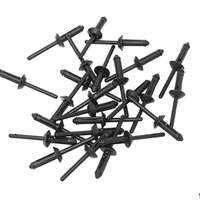 Jeu de 25 rivets plastique 5 x 15,8 mm