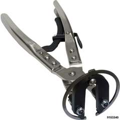 Pliers for retaining rings without grab holes