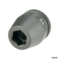 Socket hexagonal "Impact" 19 mm, 3/4" drive