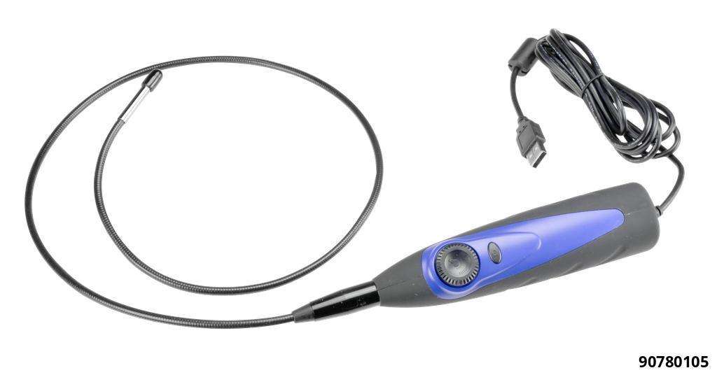 Endoskope Mod. USB mit Software für PC 80cm flexiblen Leiterwelle drm.5,5mm ohne Koffer ohne Zubehör