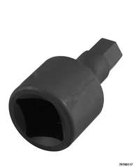 Innensechskant-Stecknuss 17 mm Länge 80 mm Antrieb 1" 8012M-80 17mm