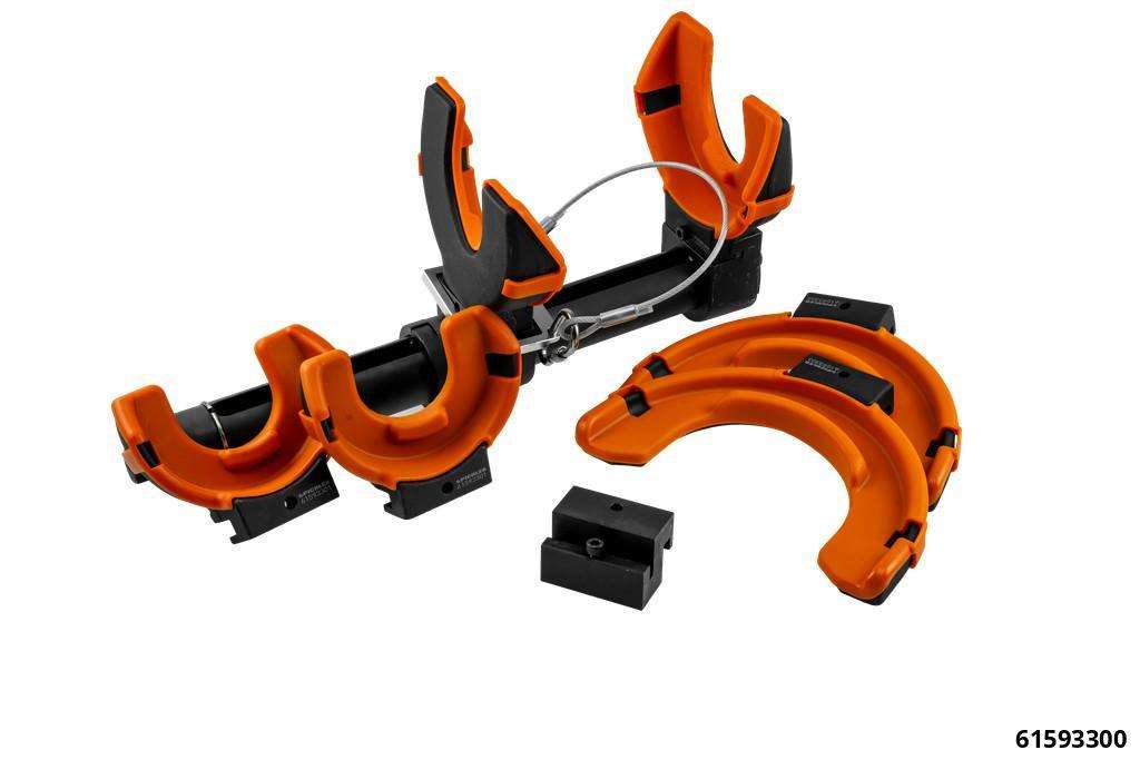 Federspanner für MC-Pherson mit 3 Paar Haltern, Ø 80 mm - 195 mm