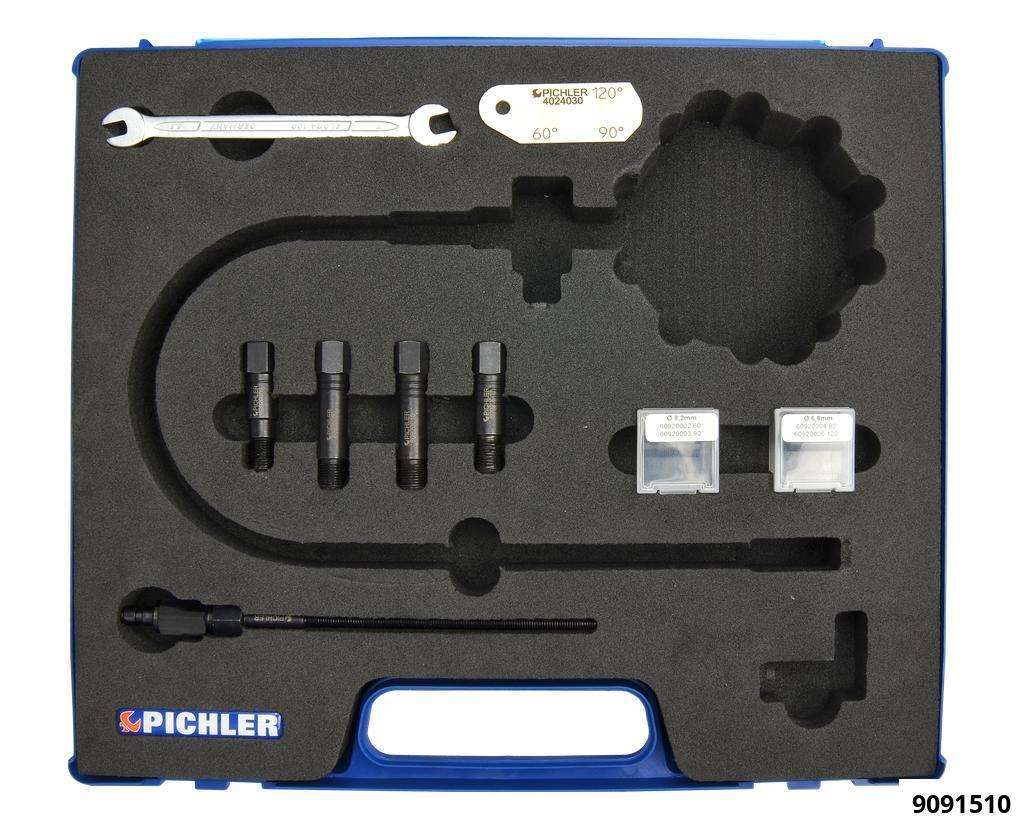 Universal Diesel Engine Compression Test Kit for M8x1, M9x1, M10x1 and M10x1.25 without Test Gauge