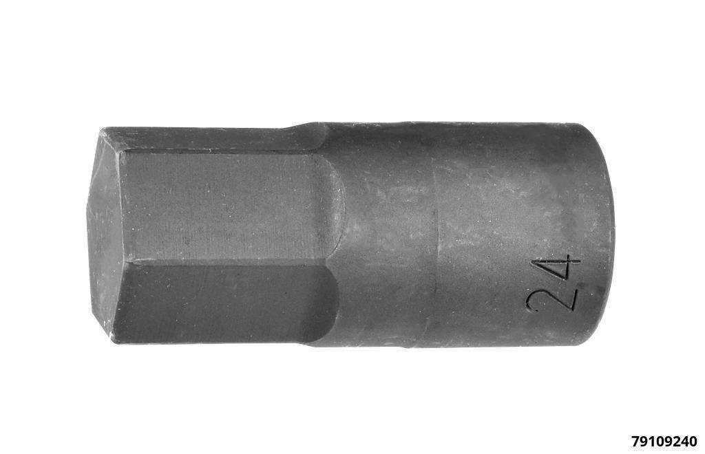 Innensechskant-Einsatz 1/2" SW 24 x 60 mm