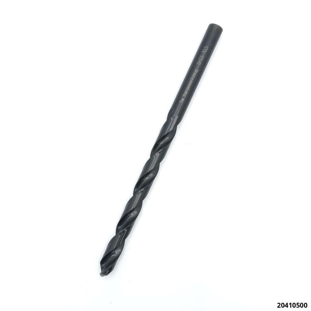 HSS Spiralbohrer lang 10,50 mm DIN 340, Präzisionsgeschliffen
