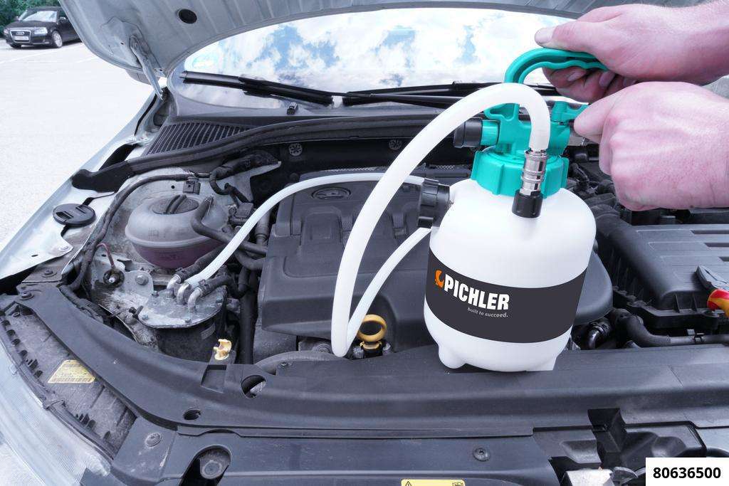Appareil de remplissage filtre Diesel universel, avec tuyaux VW, Peugeot, Renault, Fiat