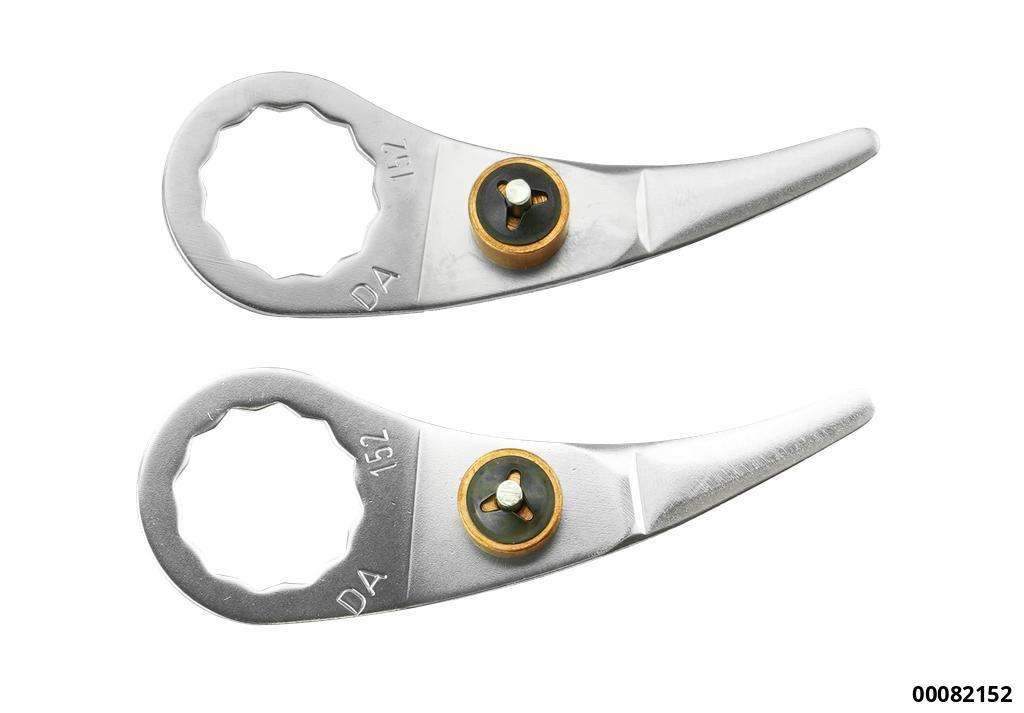 hansewerkzeug Messer 2er Pack Geschwungene Form (Kenn-Nr. 152)  Fein 63903152018