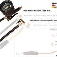 Handreifenfüllmesser mit Hebelstecker, geeicht