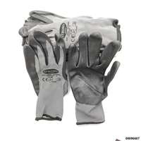 Werkstatt-Handschuh "Nylon-Strick Nitril"  Gr.9 (Teil-Nitril- Beschichtet, EN 388)  (VE 12 Paar)