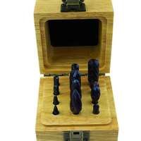 Hartmetall-Frässtifte-Set 12-tlg. mit Kreuzverzahnung, 6 mm Schaft-Ø & BLUE COAT Beschichtung