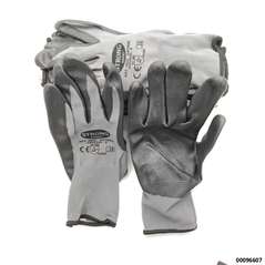 Werkstatt-Handschuh "Nylon-Strick Nitril"  Gr.9 (Teil-Nitril- Beschichtet, EN 388)  (VE 12 Paar)