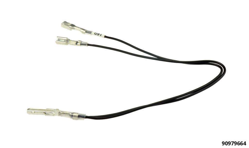Kabelschuhverzweigung Nr.16d - 1-fach 6,3mm männlich auf 2 weibliche 2,8mm Ausgangskabel