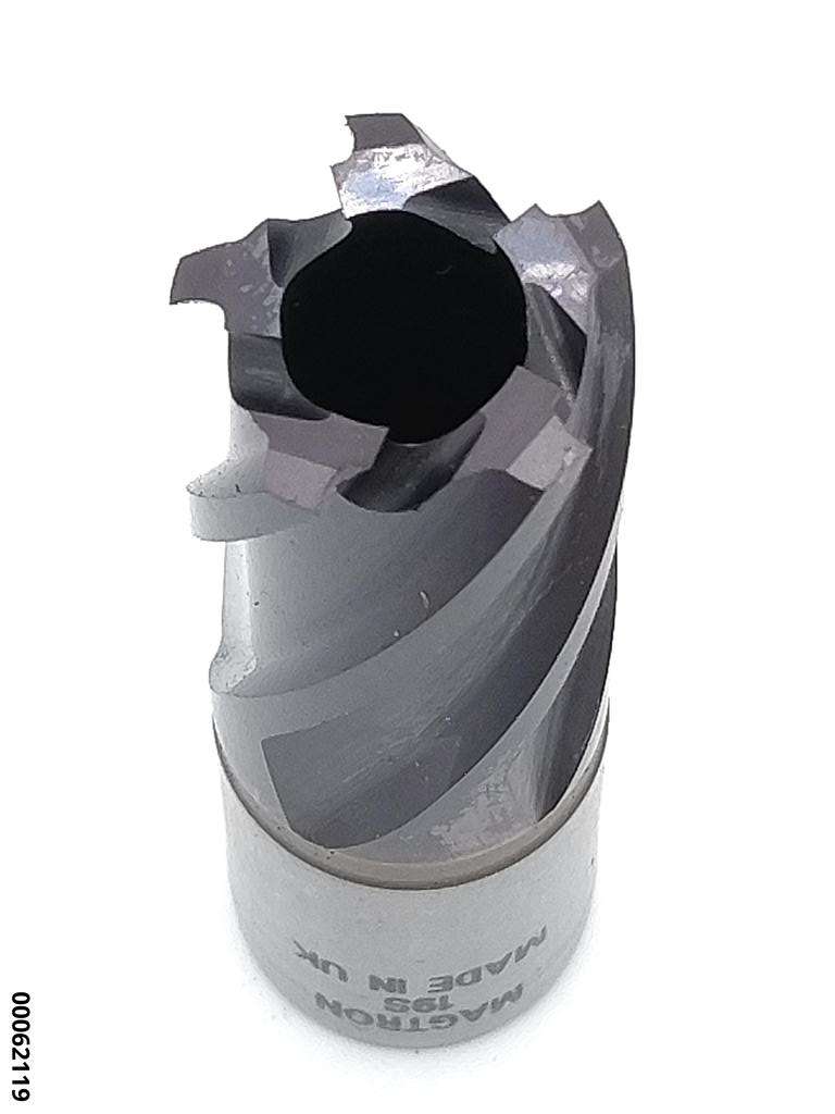 hansewerkzeug HSS Kernbohrer mit Weldonsch. 19,0 mm TiAlN-Besch. 30mm Schnitt-Tiefe