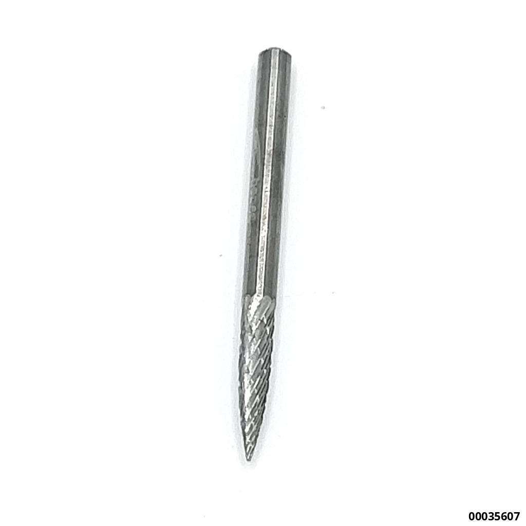 Vollhartmetall-Rotierfräser, Flammen/Spitzbogenform mit 3mm Schaft