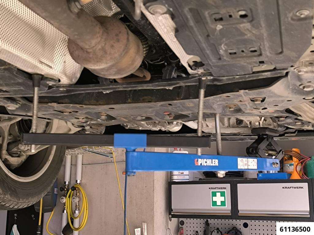 Universal under vehicle engine and gearbox support