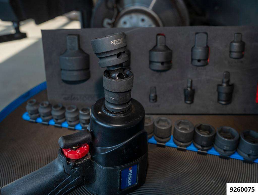 Jeu d'adaptateurs choc de 11 pcs, réducteurs et rotules 3/8", 1/2", 3/4"