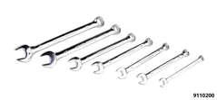 Combination Spanner Hex Set 15° Offset 8, 10, 11, 13, 14, 17 & 19mm