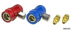 Conversion Coupler Set for the R134a Refrigerant Leak Detection System Quick Coupler for HFO-1234yf