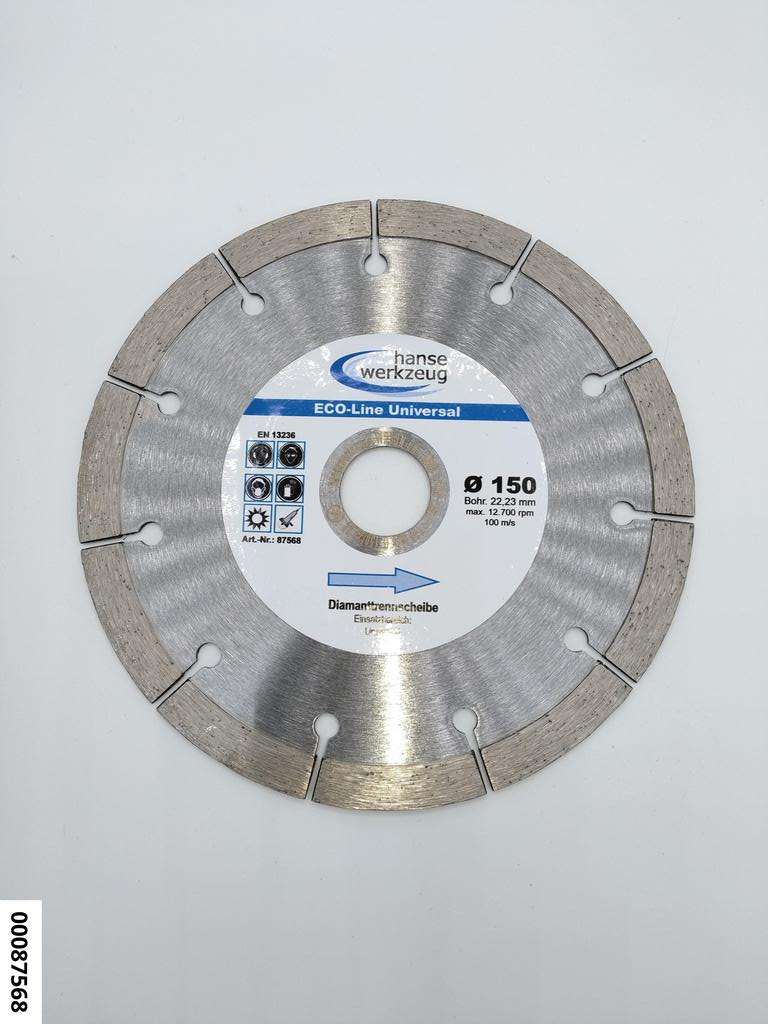 hansewerkzeug Diamanttrennscheibe " ECO-Line Universal" 150mm