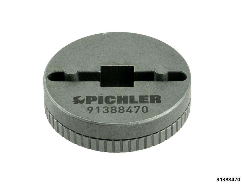 Bremskolben-Dreheinsatz UNIVERSAL mit 2 Zapfen verstellbar vo Ø11 - 29 mm Antrieb = 3/8" innenvierkant