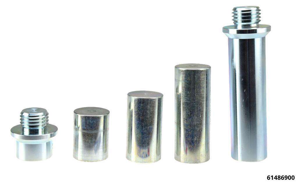 Thrust Rod Set M30 Ø 38 mm for using the Hub Puller for Trucks and Busses with the 45 tons Hydraulic Cylinder