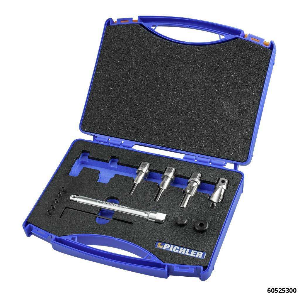 Satz zum Nachschneiden der Temperatur- u. Differenzdruck-Sensor Gewinde in Abgasbauteilen