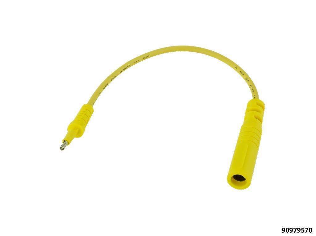 Kabelschuhverzweigung Nr.7 0,6mm Stift auf 2,3mm Buchse und 0,6mm weiblich Ausgangskabel