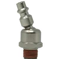 Stecknippel mit IRP06 1/4" Außengewinde schwenk- und drehbar