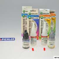 Schnellkleber EASY-GLUE Nachfüllset Komponentenpulver schwarz+grau 2 Schnellkleber