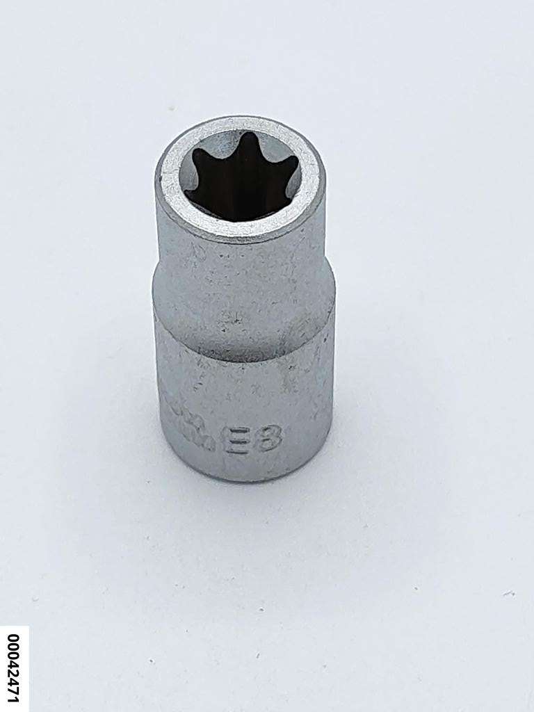 hansewerkzeug Steckschlüssel 1/4" Aussentorx E8