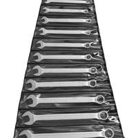 Combination Spanner Set 12 pieces 7 - 22 mm in a Toolroll Elo-Drive