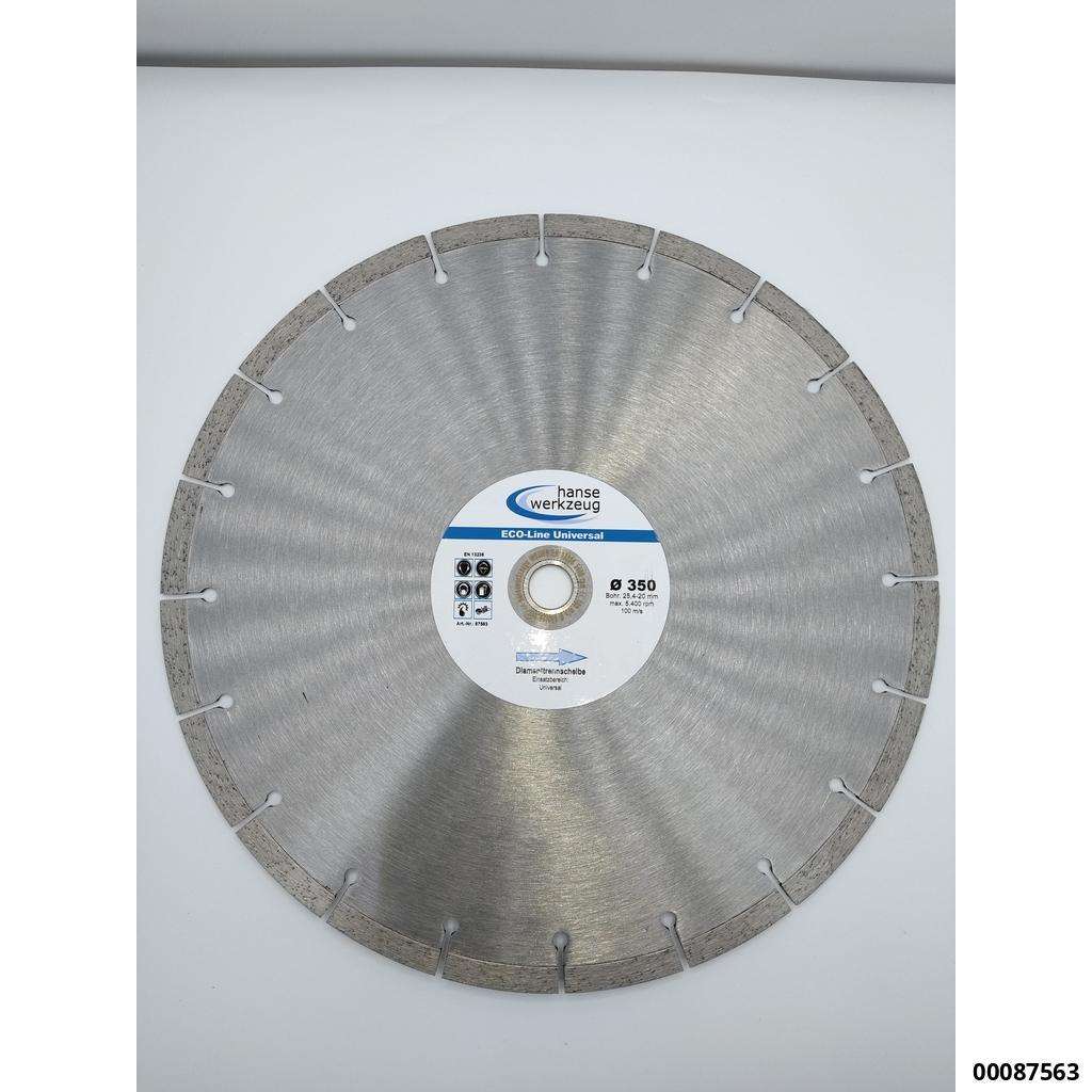Diamanttrennscheibe" ECO-Line Universal"  350mm X 25,4mm Bohrung