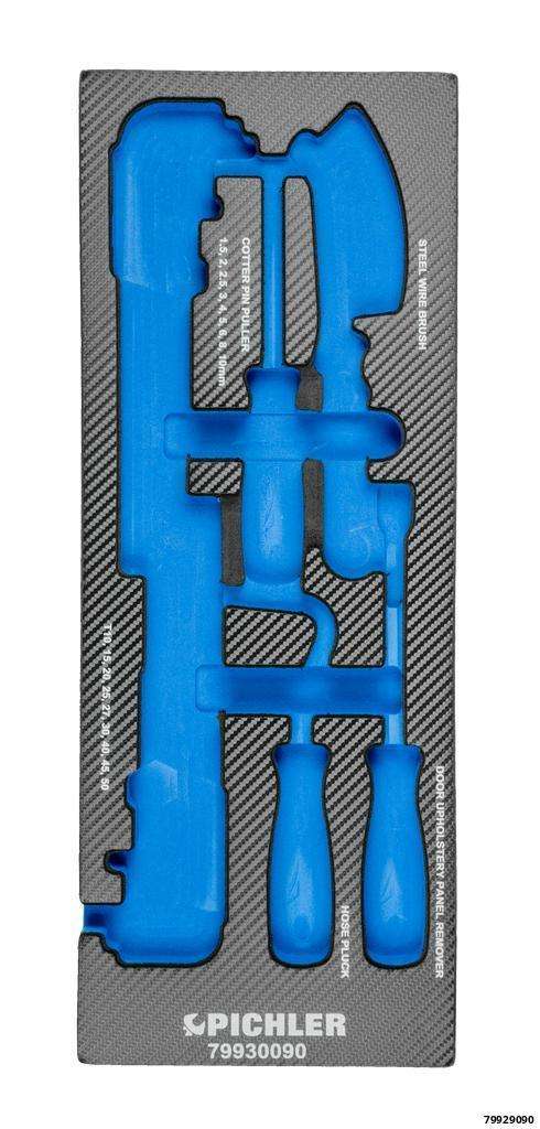 Einlage für 79930090 Clipheber & Winkelschlüssel Set 22-tlg. 188x495x32 mm