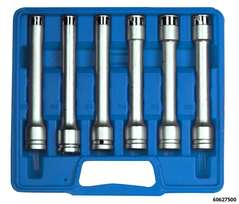 Jeu de 6 douilles Torx 1/2" E10-E20