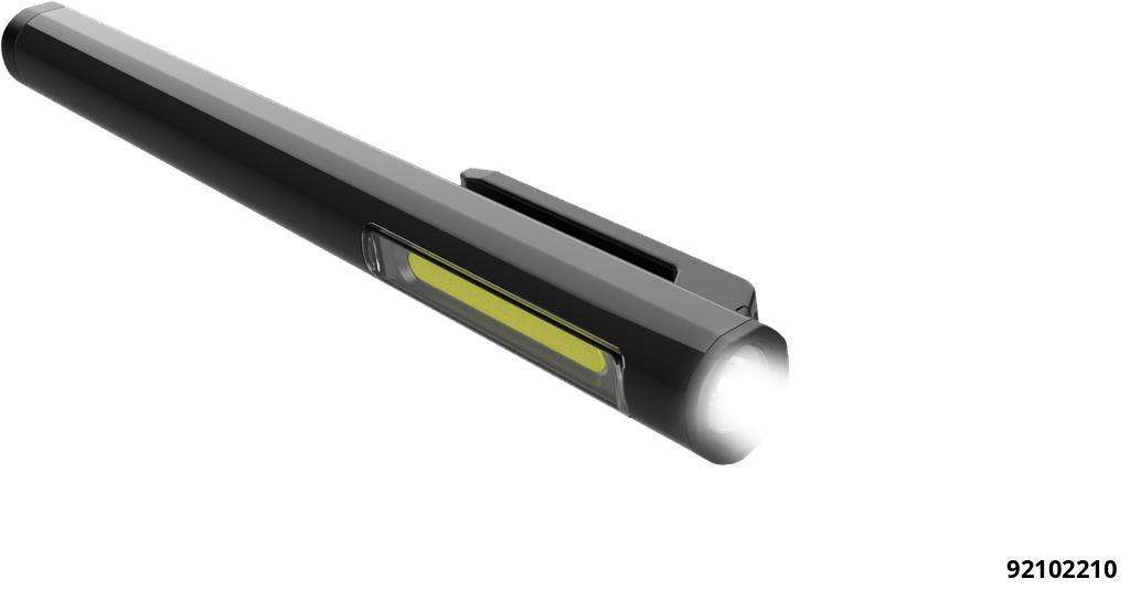 Profi-Stift-Lampe Spot-LED 200 lm - Flutl-LED 300 lm mit Clip & Magnet, USB-C