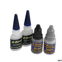 Schnellkleber EASY-GLUE Nachfüllset Komponentenpulver schwarz+grau 2 Schnellkleber