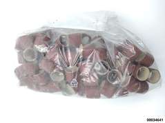 Schleifmanschetten Aluminium-oxyd 25x25mm  Korn 80 (VE 100 Stück)