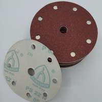 Schleifpapier kletthaftend  150mm, Korn 60, Lochform GLS1 (VE 50 Stück)