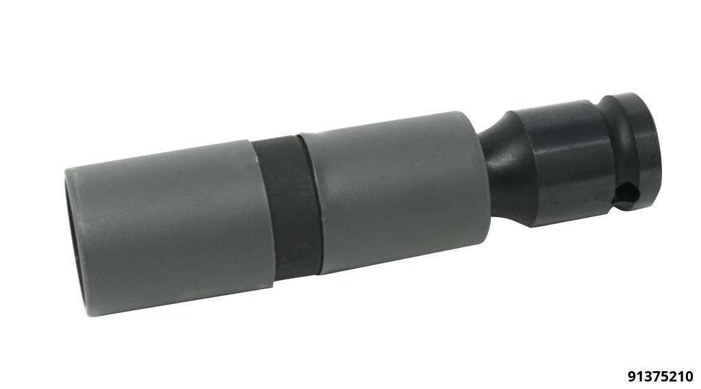 Radmuttern-Lösewerkzeug 18,5mm:19,5mm Set 2-tlg. mit SHOK-Verlängerung 1/2" geeignet für GM, Ford &Chrysler