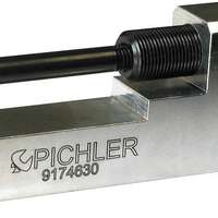 Swing arm clamping screw push out tool