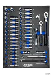 Socket Set 3/8", 64 pcs.