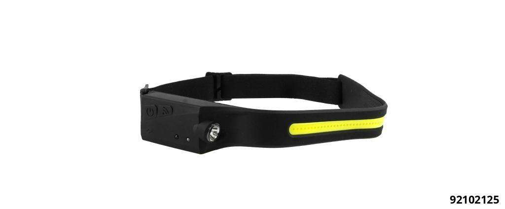 Stirnlampe 450 Lumen COB LED on / off berührungslos