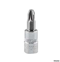 1/4" socket, cross, PH2, length 37 mm