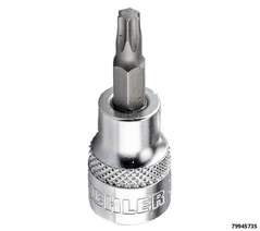 1/2" Socket Bit, Internal Torx, T35, Length 62 mm