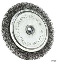 Mounted Wheel Brush, Individual Filament Type 70x4 mm