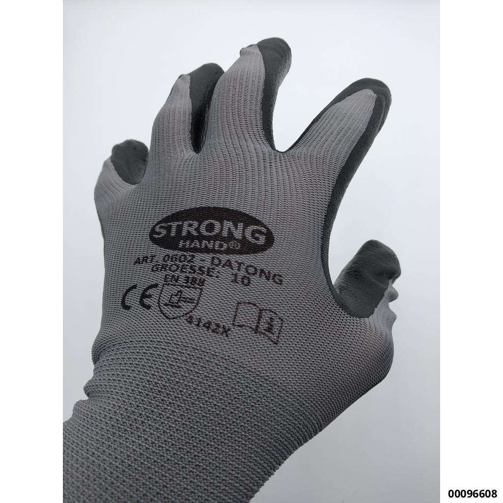 Werkstatt-Handschuh "Nylon-Strick Nitril"  Gr.10 (Teil-Nitril- Beschichtet, EN 388) (VE 12 Paar)